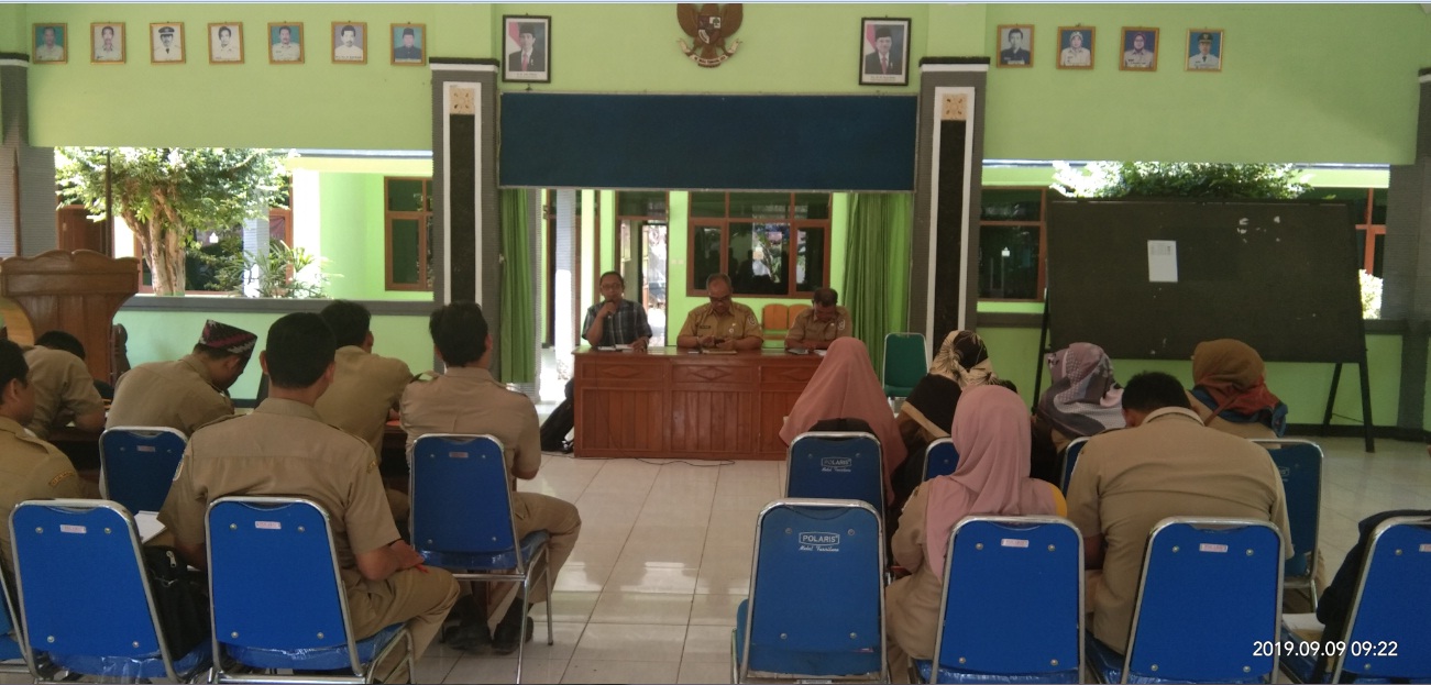 RAPAT KOORDINASI SEKRETARIS DESA KECAMATAN JATIROGO